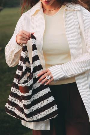 Taška Leya Brown Stripe - Produkt značky Buga