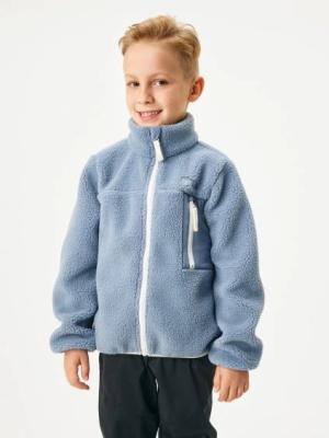 Dětská fleecová bunda Teddy, Modrá - Produkt značky Unuo