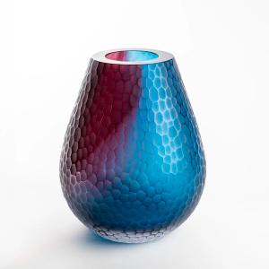 Váza HADÍ KŮŽE — frozen berry - Produkt značky Shard Art