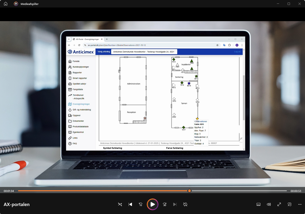 Video om AX-portalen