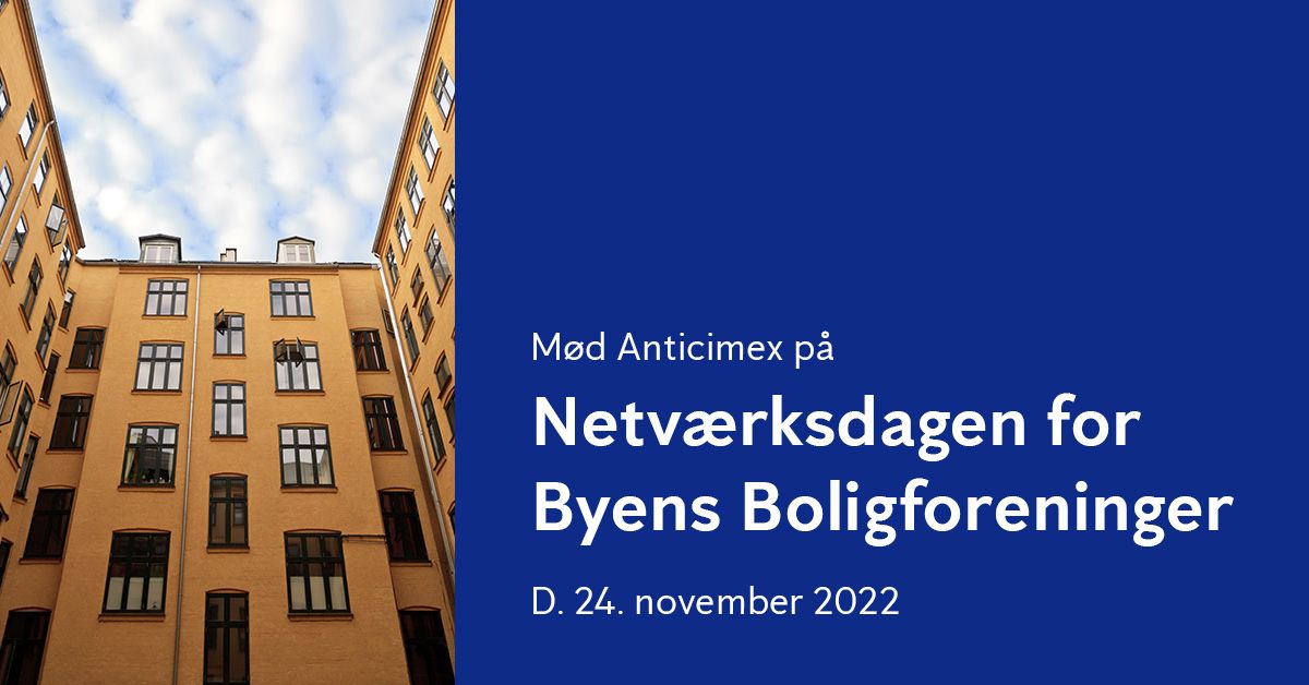 Anticimex på Netværksdagen for Byens Boligforeninger