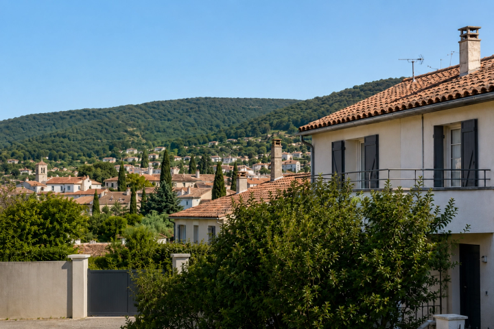 Maison individuelle dans une zone à risque termites en France