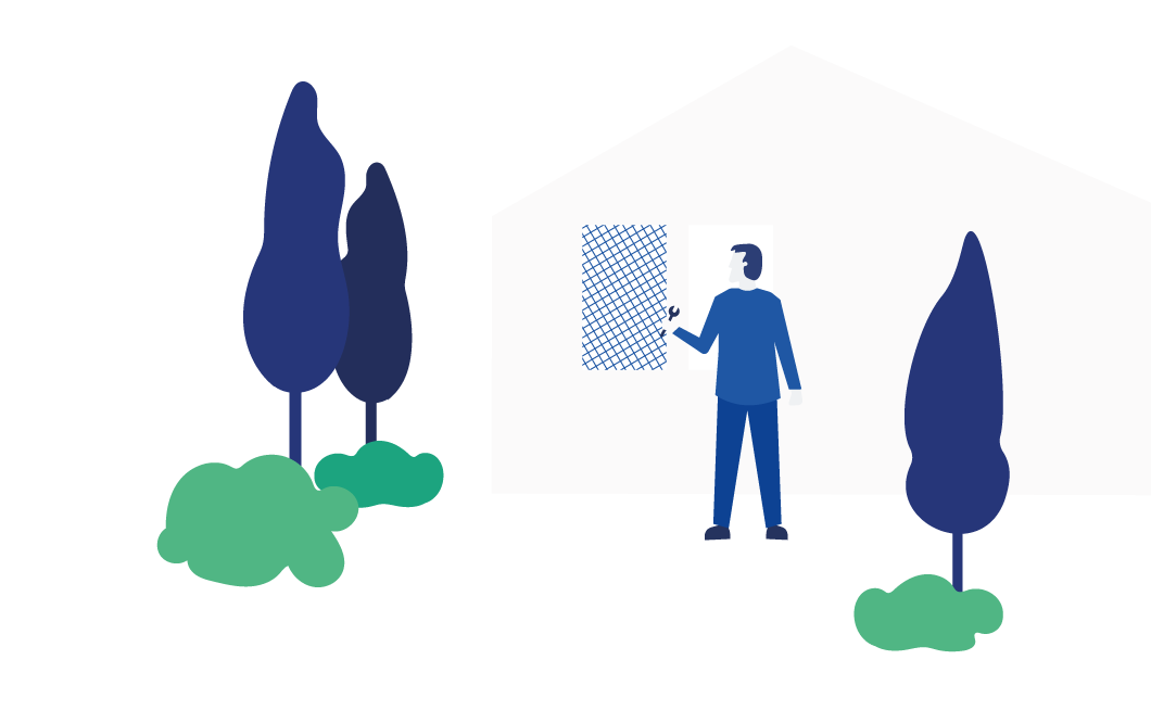 Protéger les ouvertures avec des moustiquaires