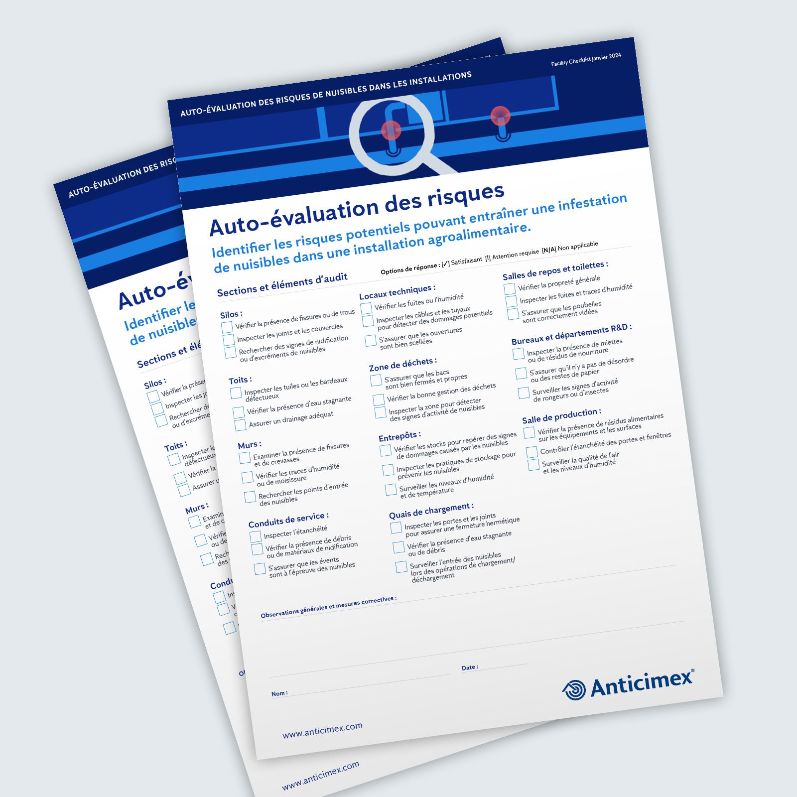 Checklist de protection anti-intrusion pour site industriel