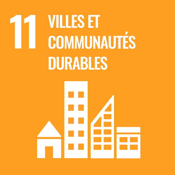 Icone ODD : Villes communauté durable 