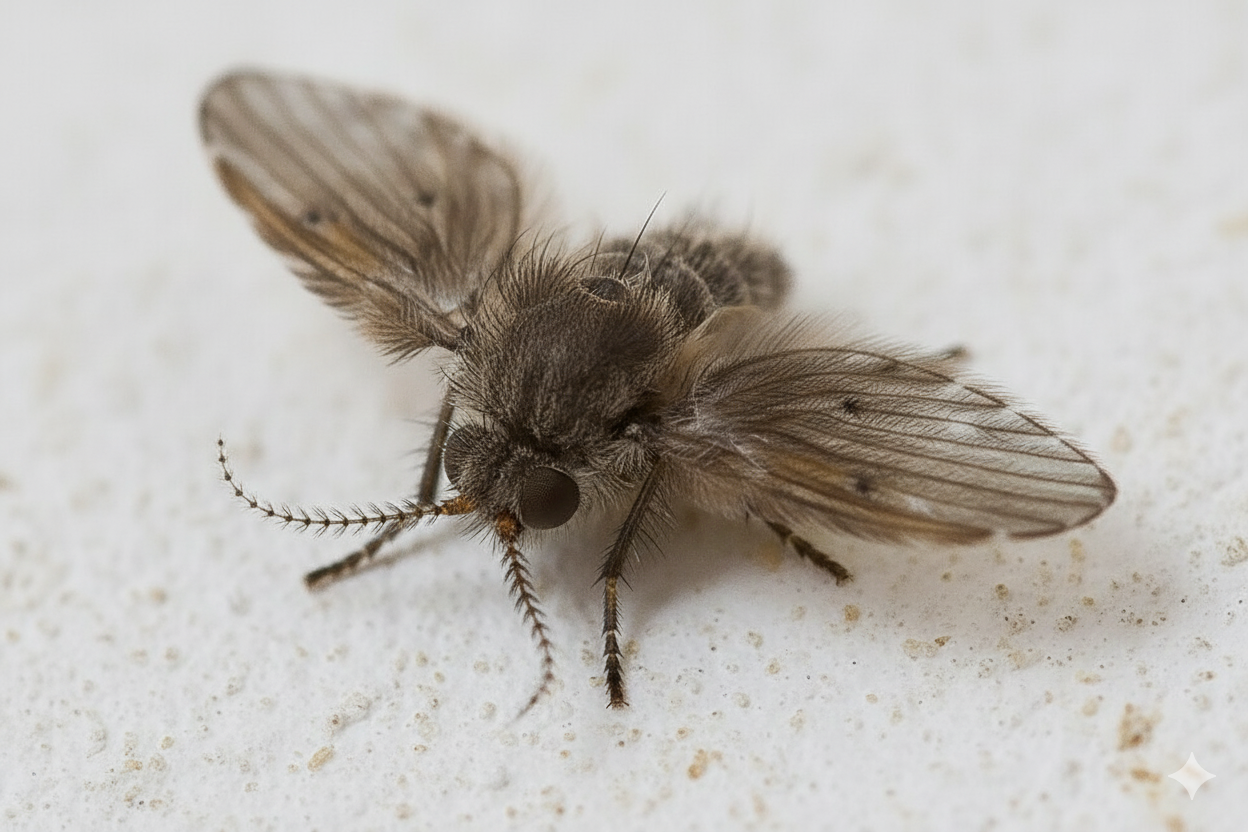 Psychodidae (mouches des éviers) 