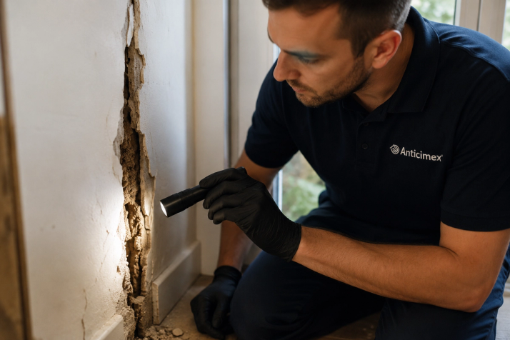 diagnostic termites par un technicien anticimex 