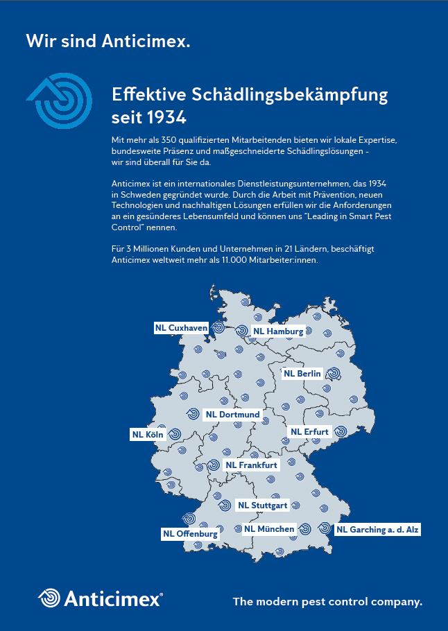 Anticimex Schädlingsbekämpfung