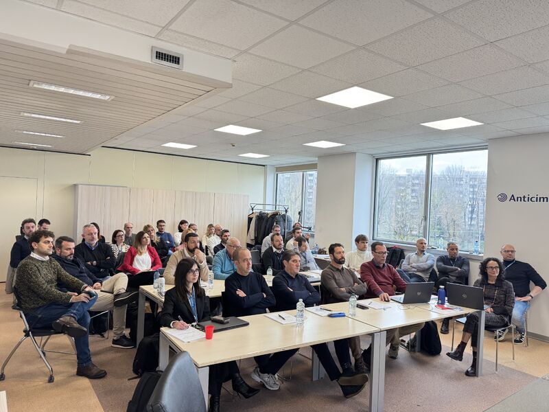 Giacomo durante un corso di formazione SMART