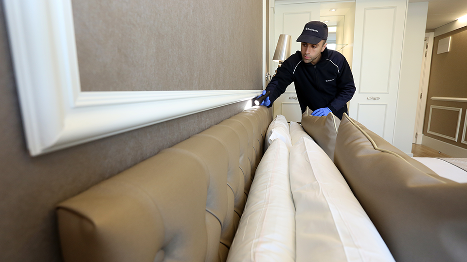 Bedwants inspectie voor hotels