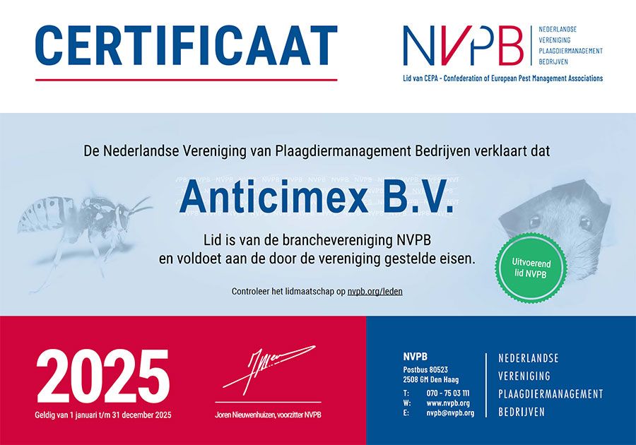 nvpb certificering anticimex