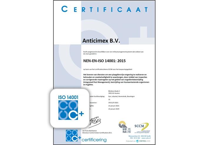 certificering NEN-EN-ISO 14001: 2015