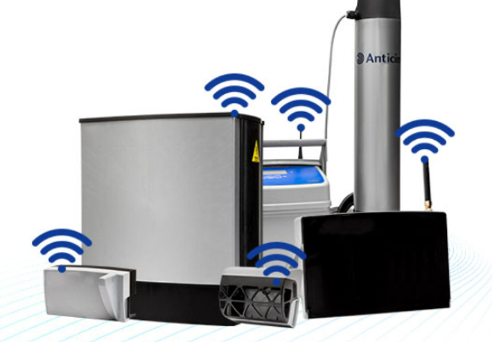 Sistema Anticimex Smart com todos os dispositivos conectados