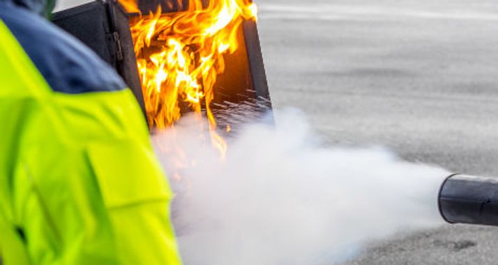Brandskydd, släckning av brand