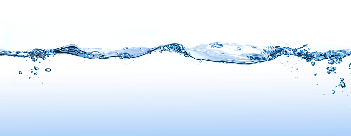 Vattenyta med bubblor