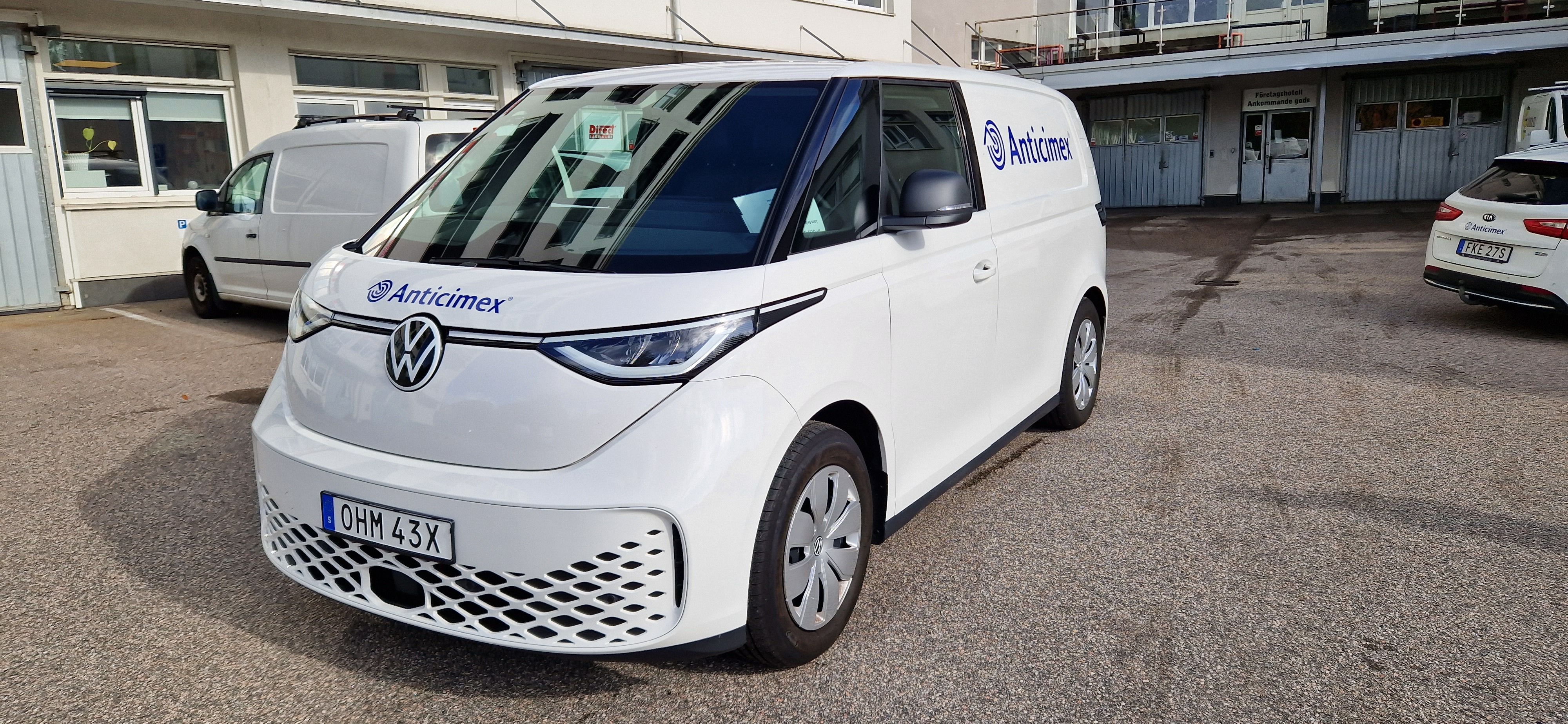 Anticimex eldrivna servicebil i modellen Volkswagen ID Buzz Cargo