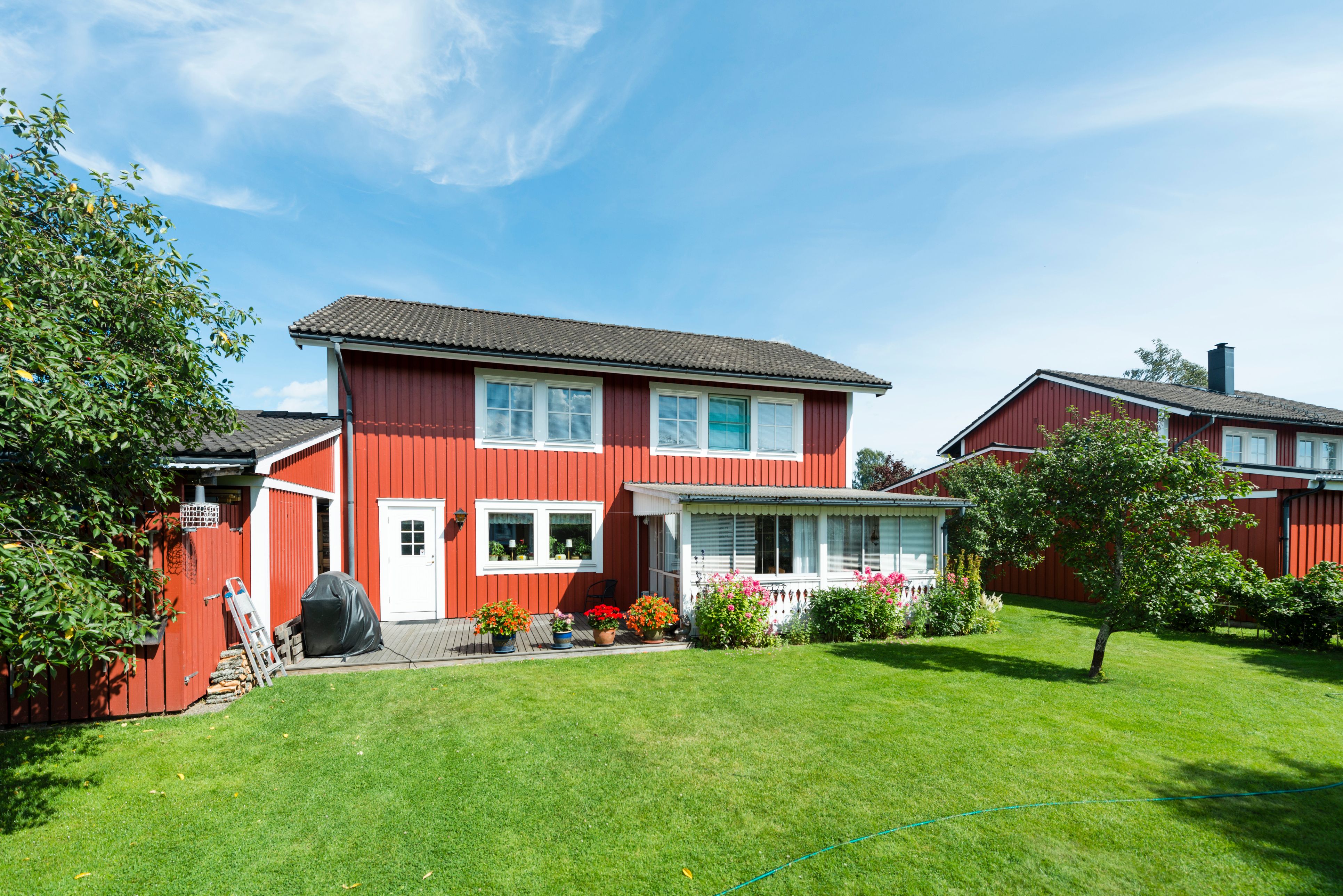 Hus med grund - platta på mark