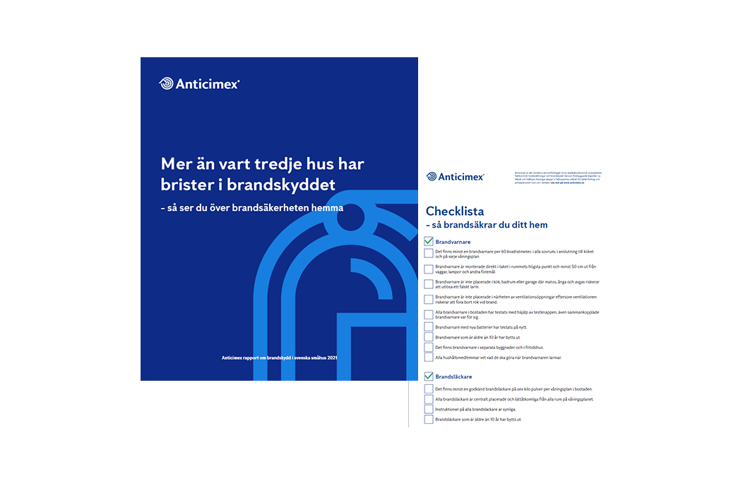 Brandrapport och checklista - så ser du över brandsäkerheten hemma