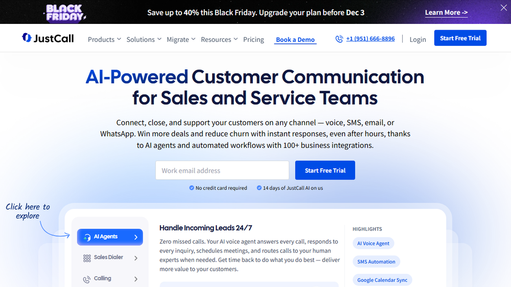 Screenshot of JustCall: Business Communication Platform Screenshot of JustCall: Business Communication Platform