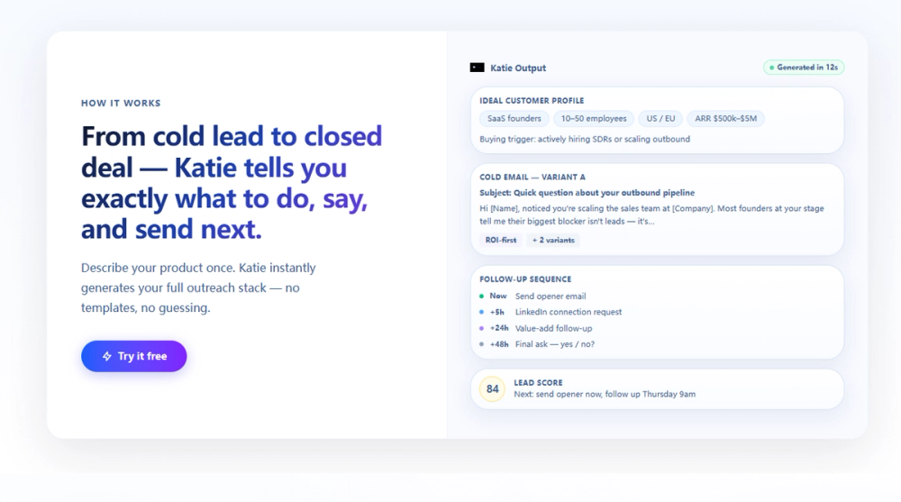 image of Katie- Your AI Sales Automation image of Katie- Your AI Sales Automation