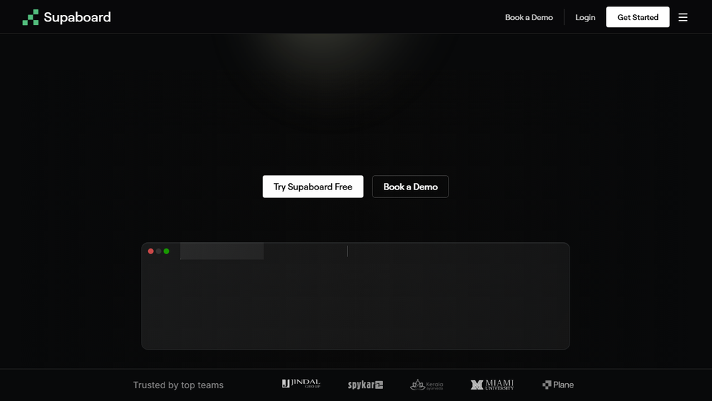 Screenshot of Supaboard