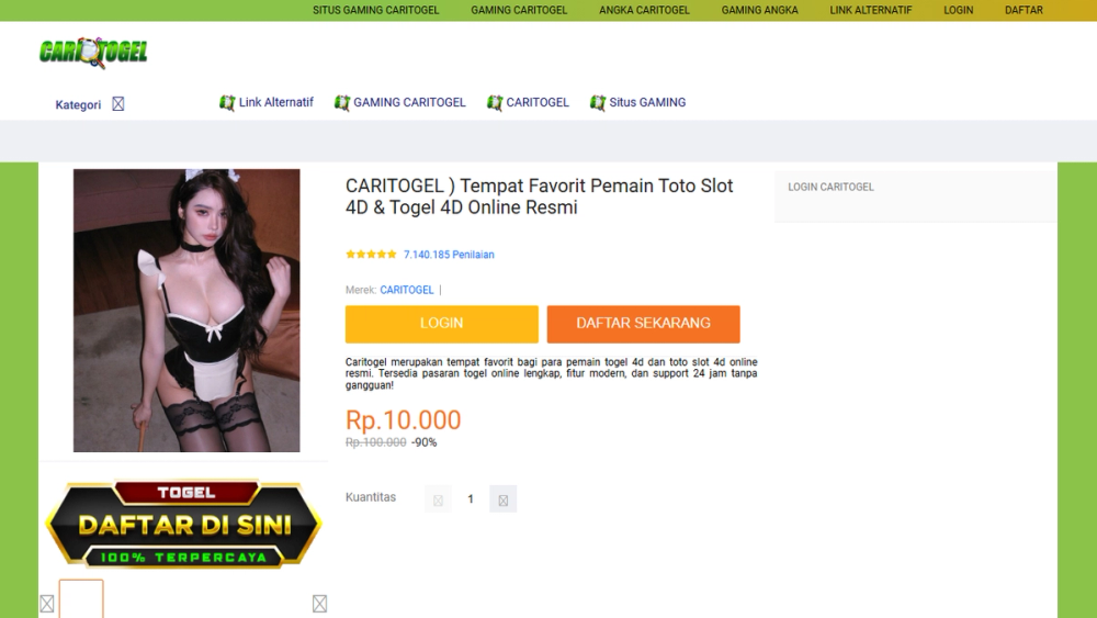 Screenshot of Caritogel Screenshot of Caritogel