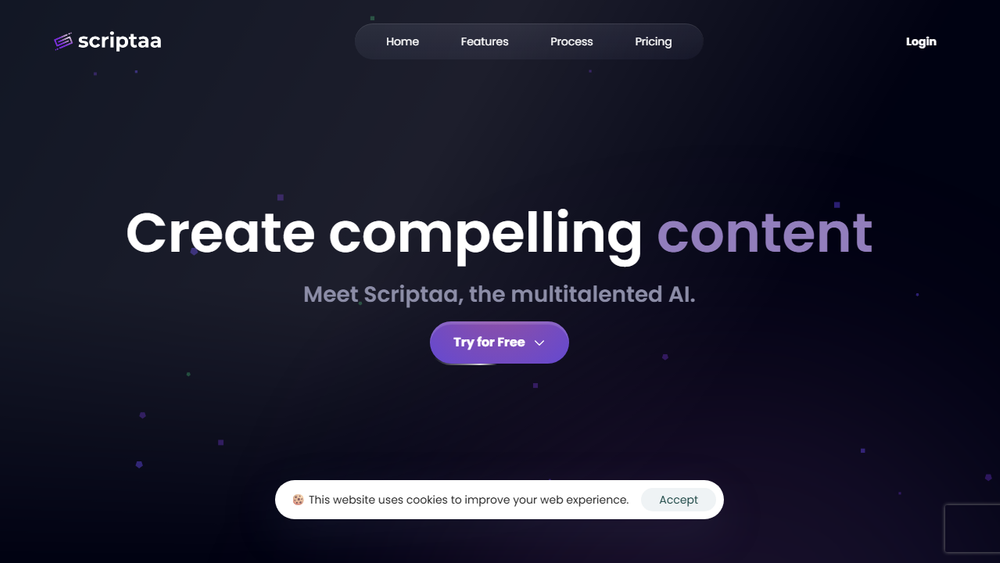 Screenshot of Scriptaa - Multimodal GenAI Platform Screenshot of Scriptaa - Multimodal GenAI Platform