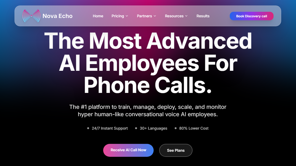 Screenshot of Nova Echo AI