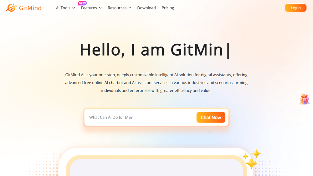 Screenshot of GitMind Chat