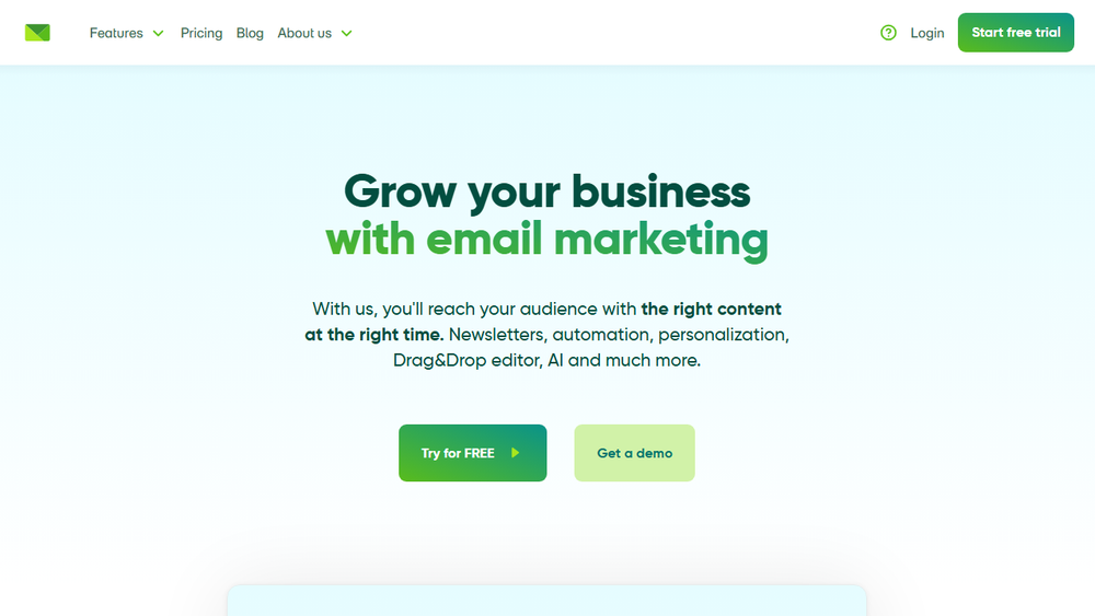 Screenshot of Ecomail.app
