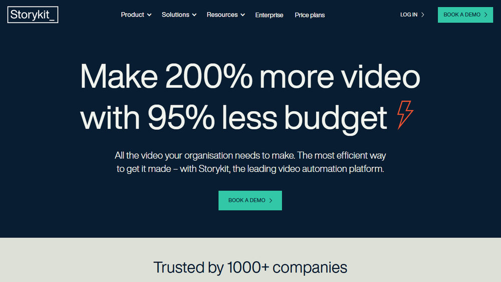 Screenshot of Storykit: Video Automation Platform Screenshot of Storykit: Video Automation Platform