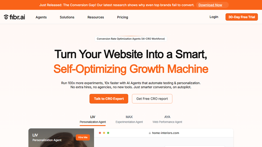 Screenshot of Fibr AI