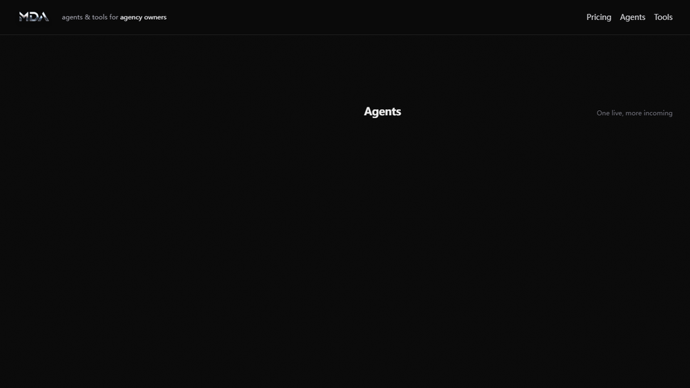 Screenshot of My Dev Agents