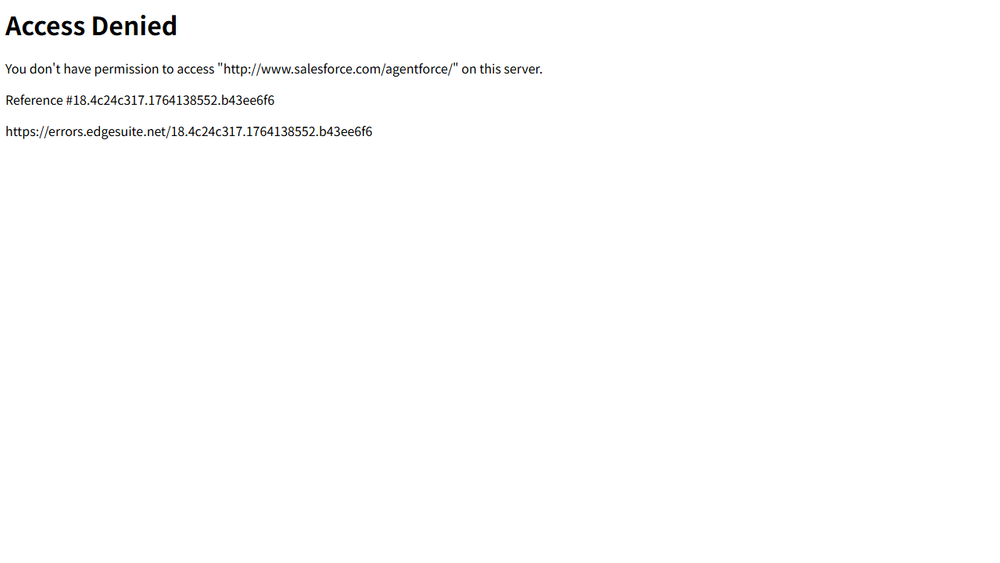 Screenshot of Agentforce: The AI Agent Platform