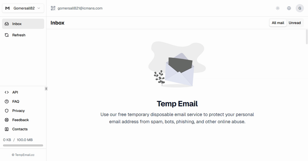 image of TempEmail.cc image of TempEmail.cc