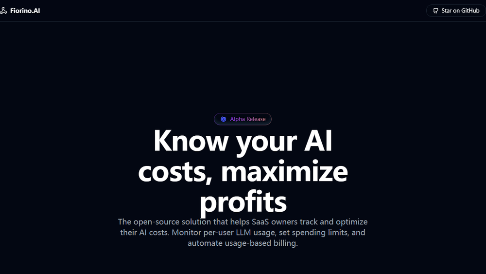 Screenshot of Fiorino.AI Screenshot of Fiorino.AI