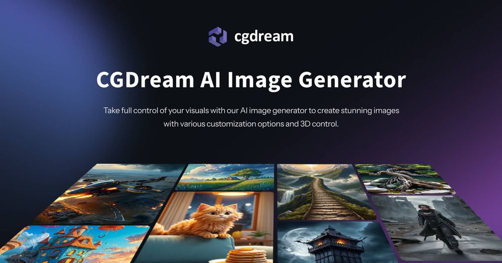 Screenshot of CGDream AI Image Generator