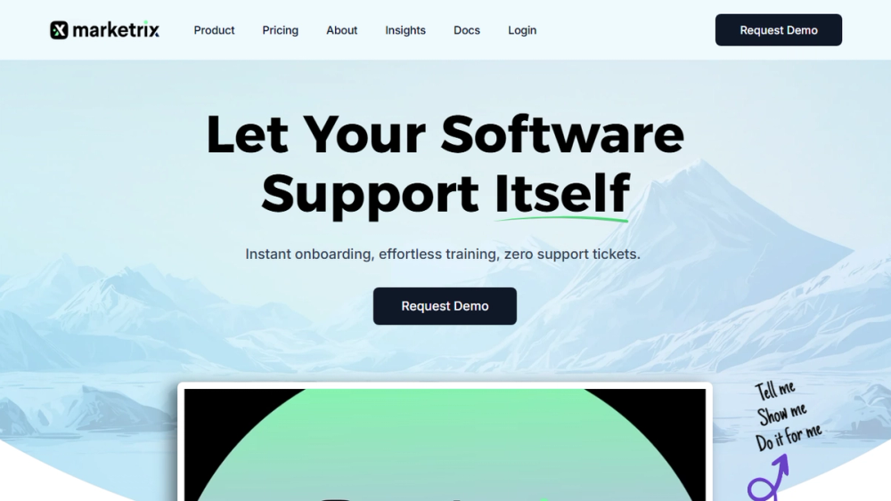 Screenshot of Marketrix AI