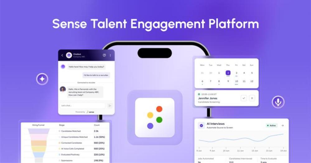 Screenshot of Sense Talent Engagement Platform Screenshot of Sense Talent Engagement Platform