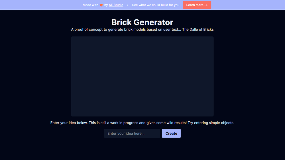 Screenshot of Brick Generator Screenshot of Brick Generator