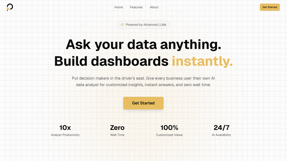 Screenshot of Pathex - AI-Powered Data Analytics Platform