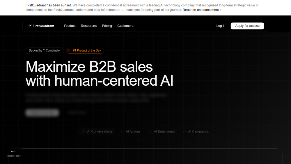 Screenshot of FirstQuadrant Screenshot of FirstQuadrant