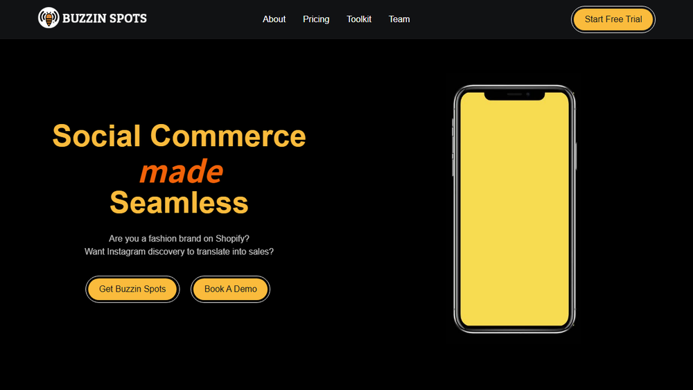 Screenshot of Buzzin Spots Screenshot of Buzzin Spots