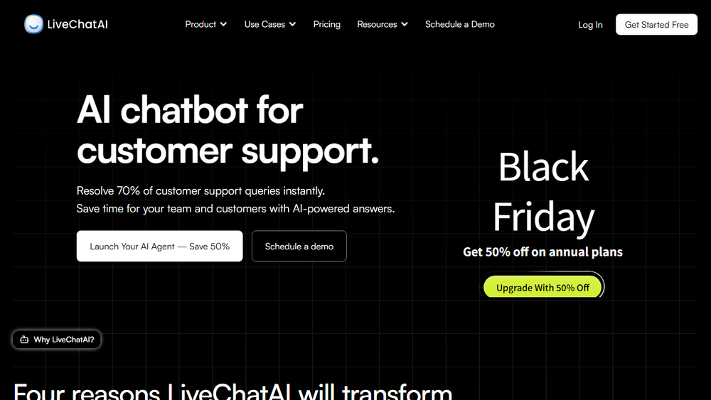 Screenshot of LiveChatAI Screenshot of LiveChatAI