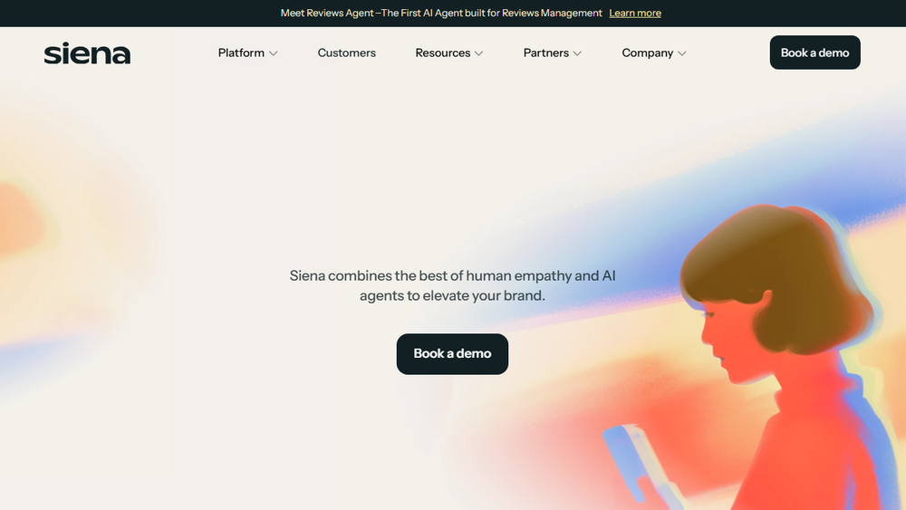 Screenshot of Siena AI