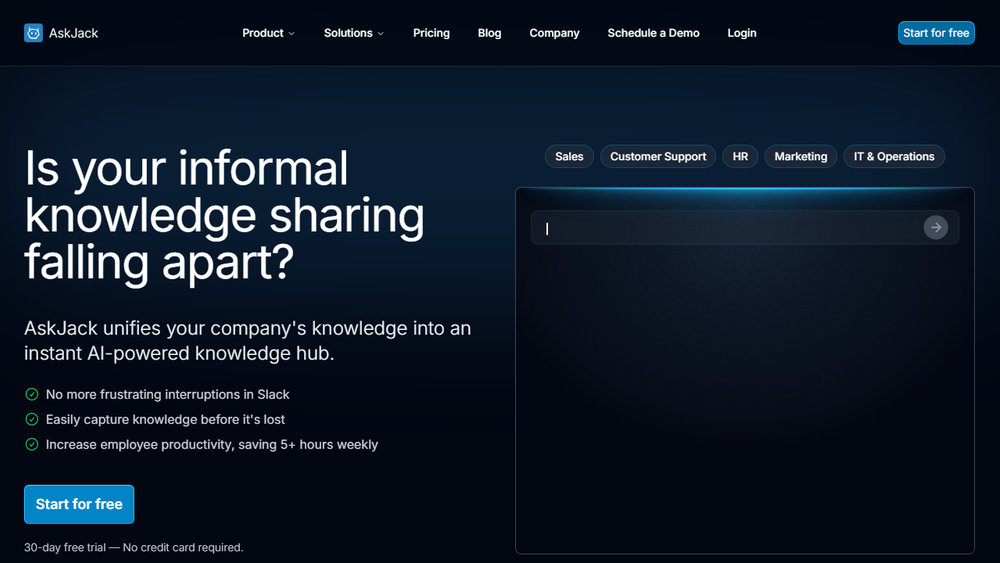 Screenshot of AskJack Screenshot of AskJack