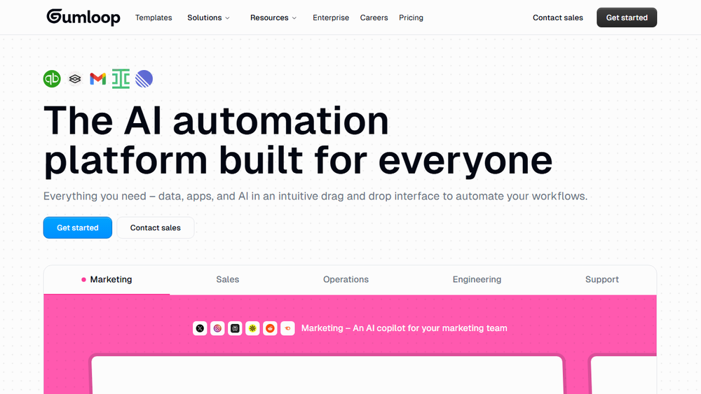 Screenshot of Gumloop