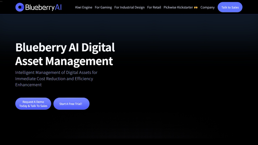 Screenshot of Blueberry AI