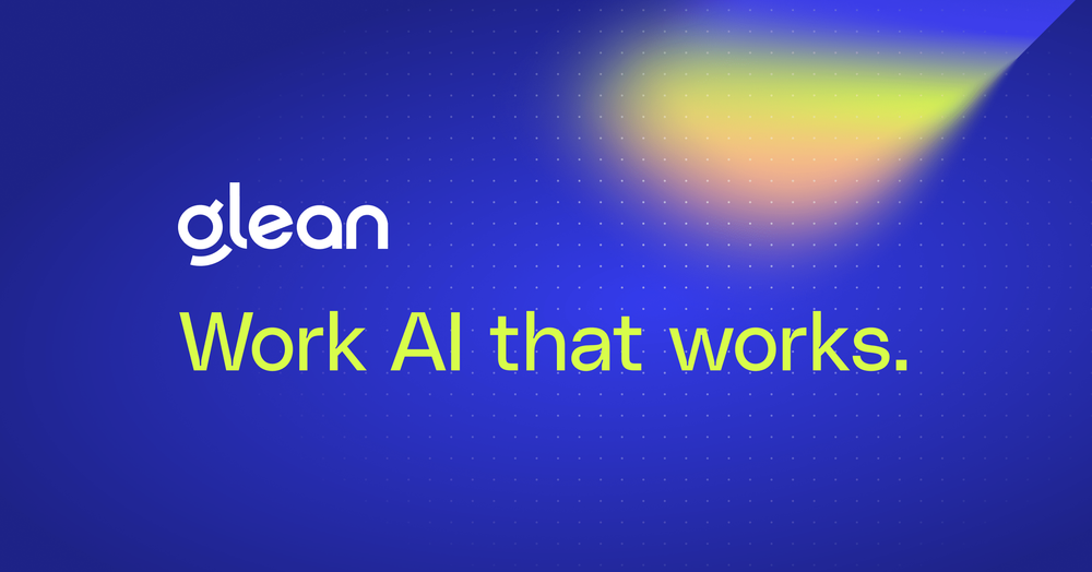 Screenshot of Glean – Work AI that Works