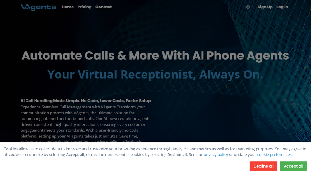 Screenshot of VAgents Screenshot of VAgents